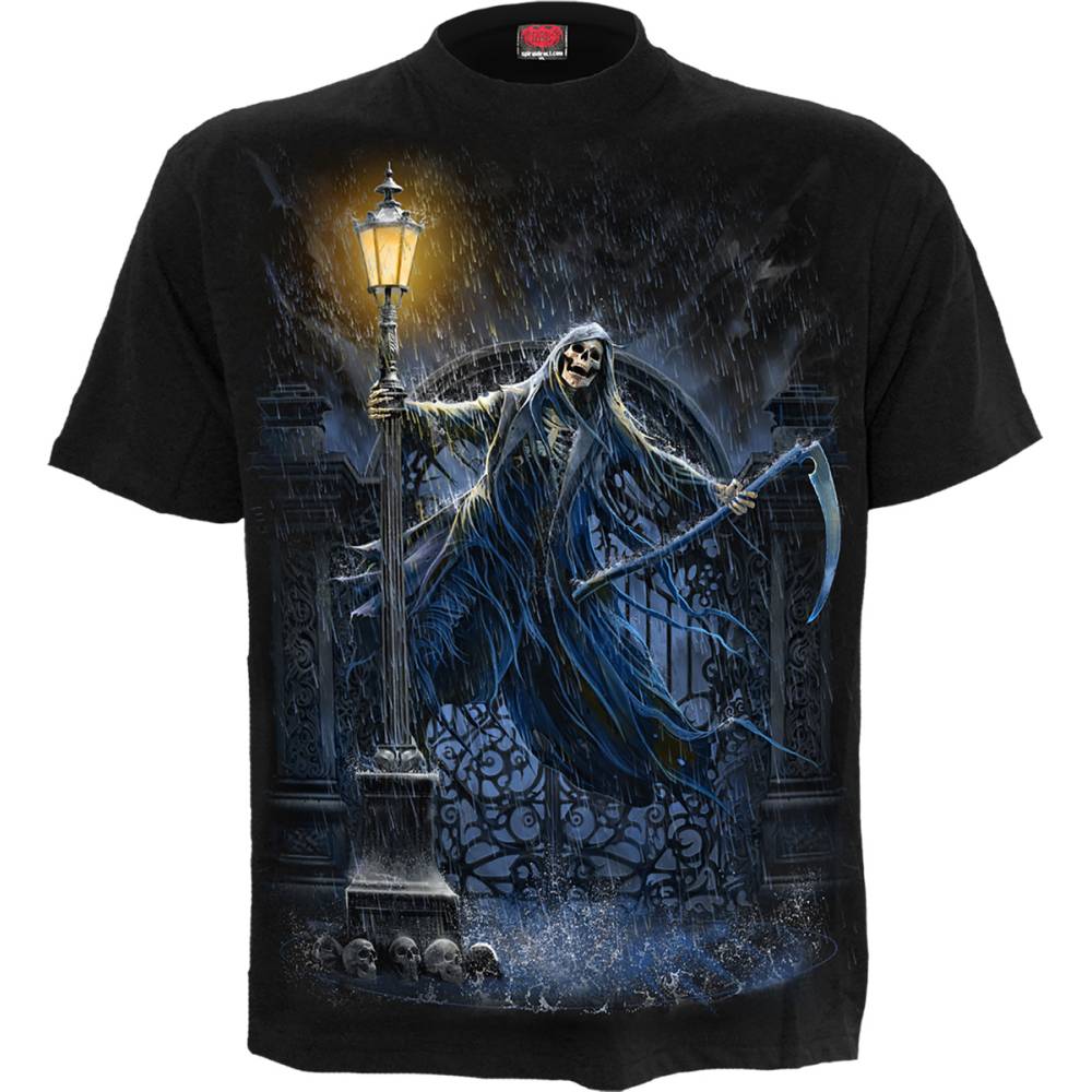 Spiral - Reaping In The Rain Mens T-shirt - Black